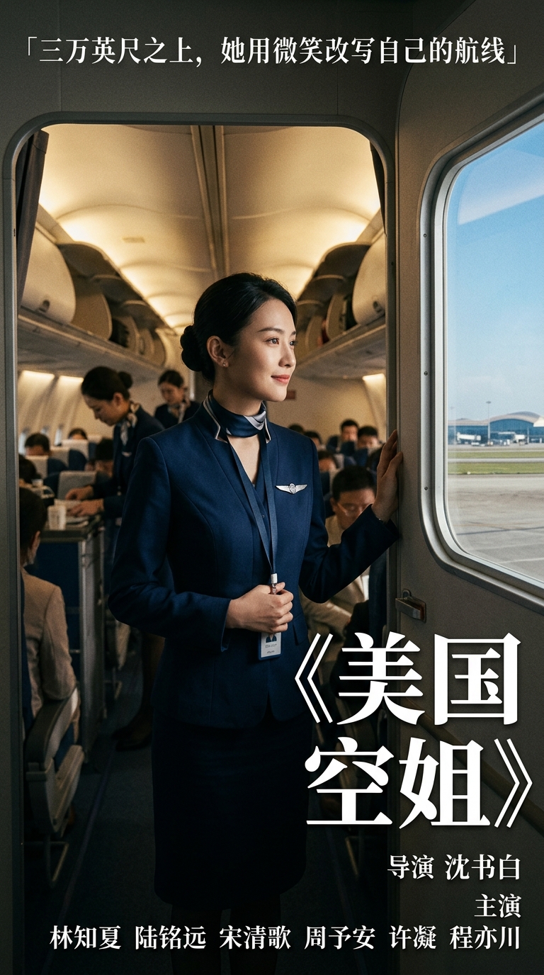 《美国空姐》主海报